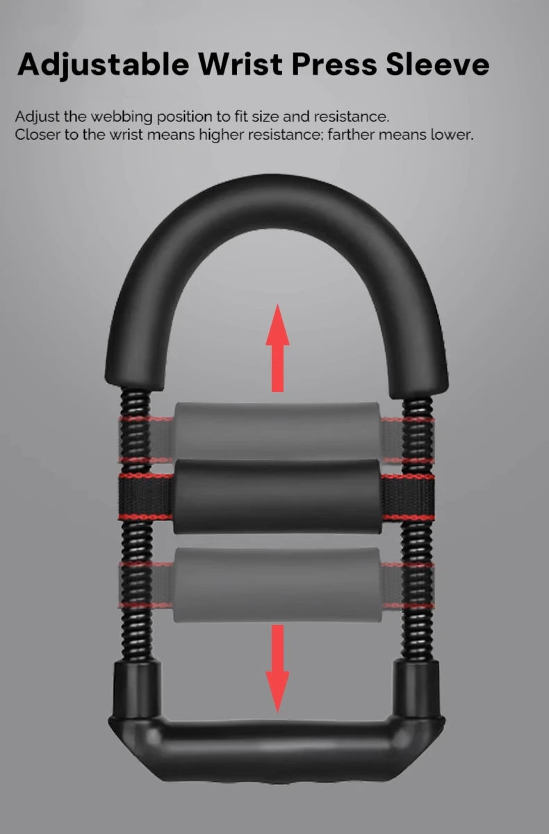 Portable adjustable wrist strength training fitness equipment, grip strength enhancement exercise device, arm training apparatus