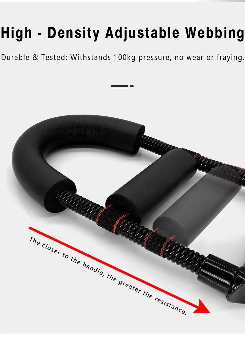 Portable adjustable wrist strength training fitness equipment, grip strength enhancement exercise device, arm training apparatus