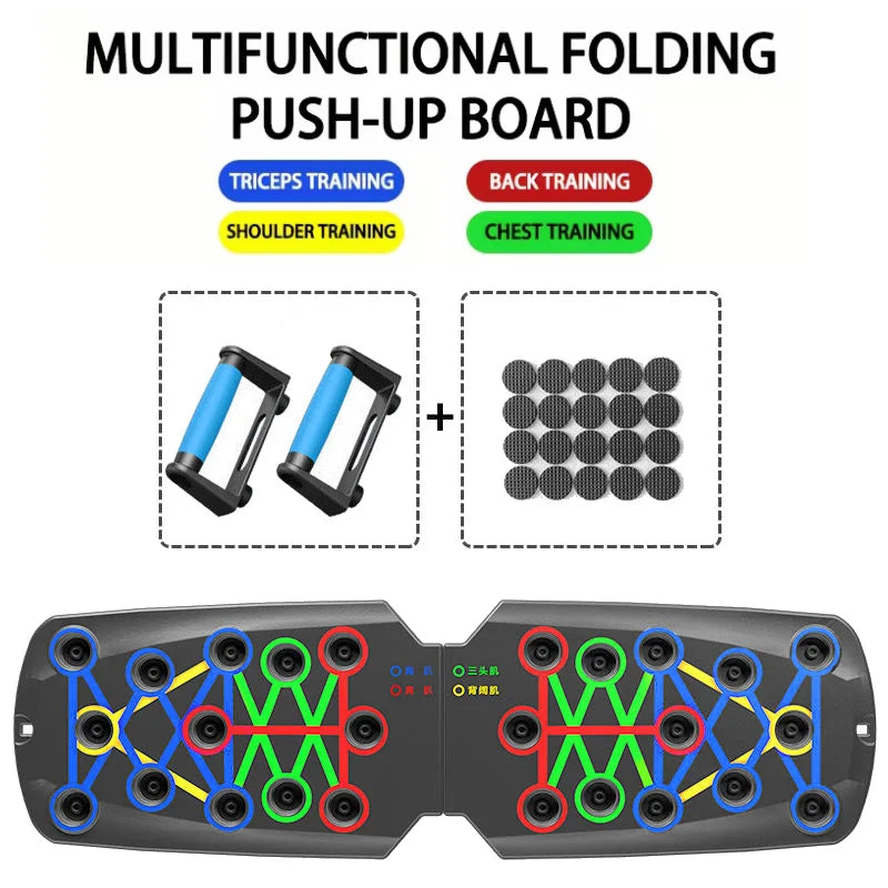 Household Multifunctional Push Up Training Board for Men's Chest and Abdominal Muscle Training Equipment Portable Push Up Board