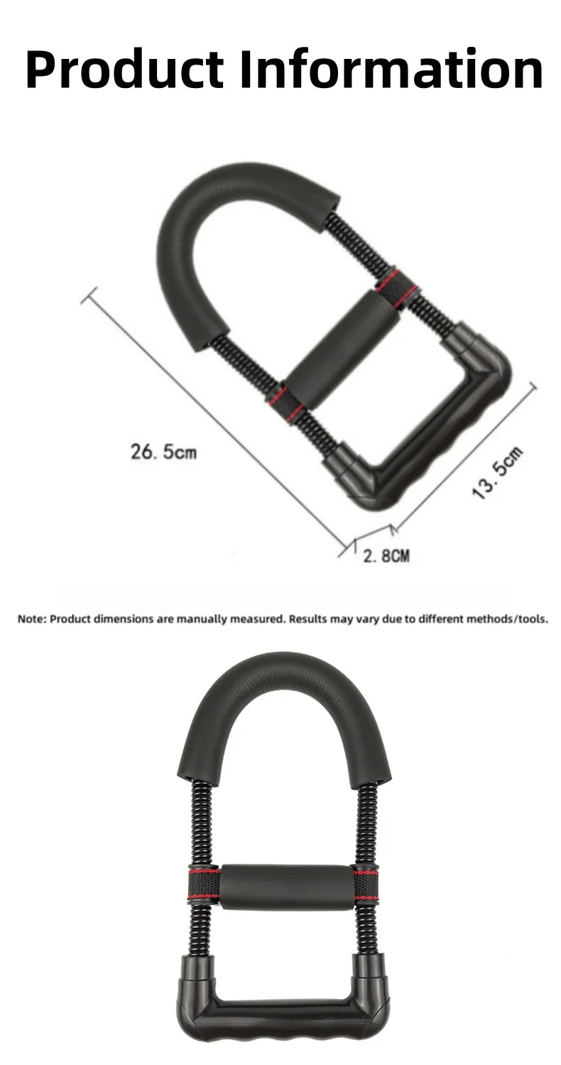 Portable adjustable wrist strength training fitness equipment, grip strength enhancement exercise device, arm training apparatus