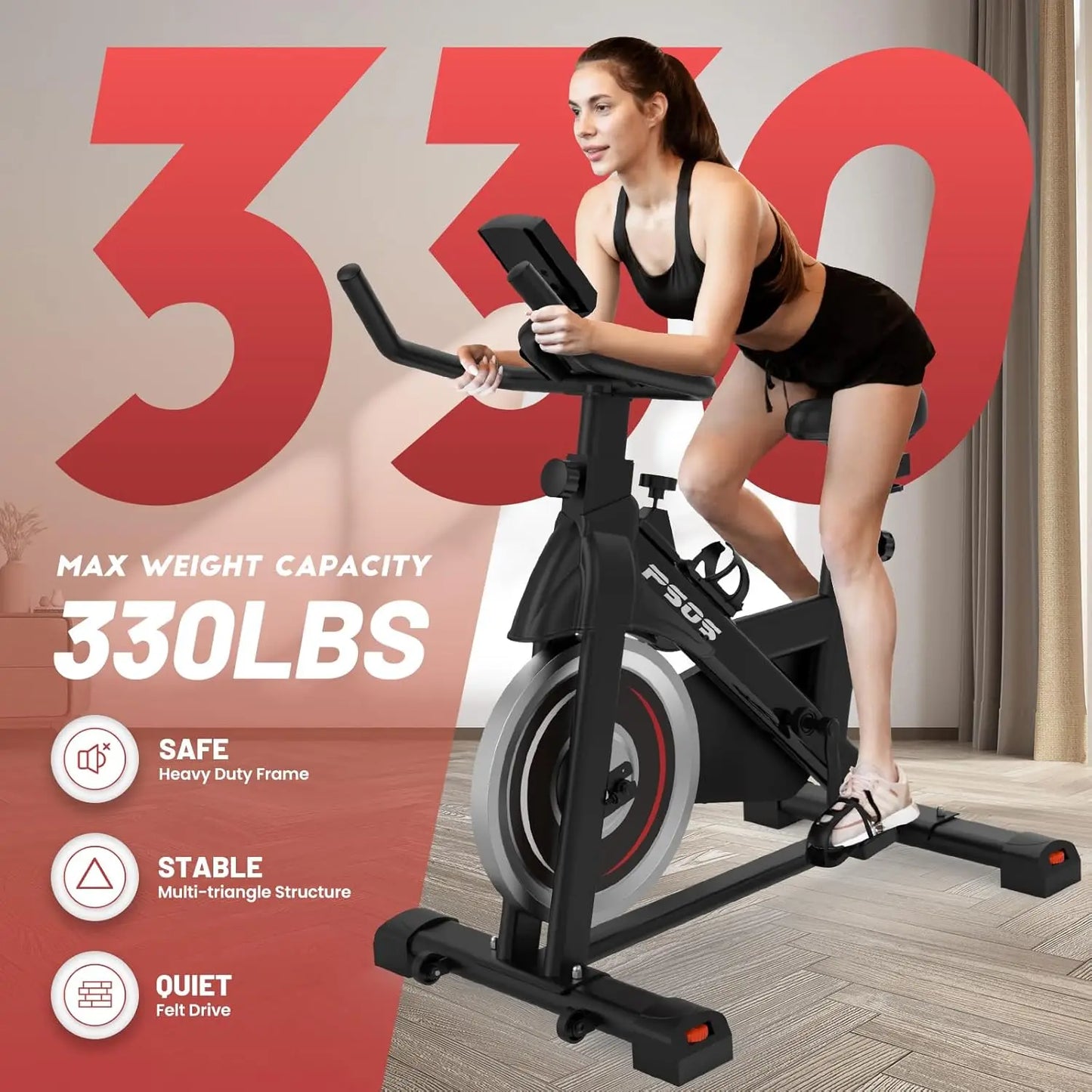 New Design Indoor Cycling Home Exercise Bike Commercial Spinning Bike Exercise Gym Body Building Equipment Bike Machine 818
