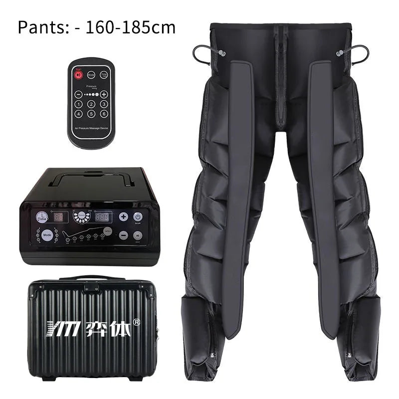 YITI Leg Pressure Therapy System Whole-Body Pneumatic Lymphatic Drainage Machine Air Compression Foot Massager 6 Chambers
