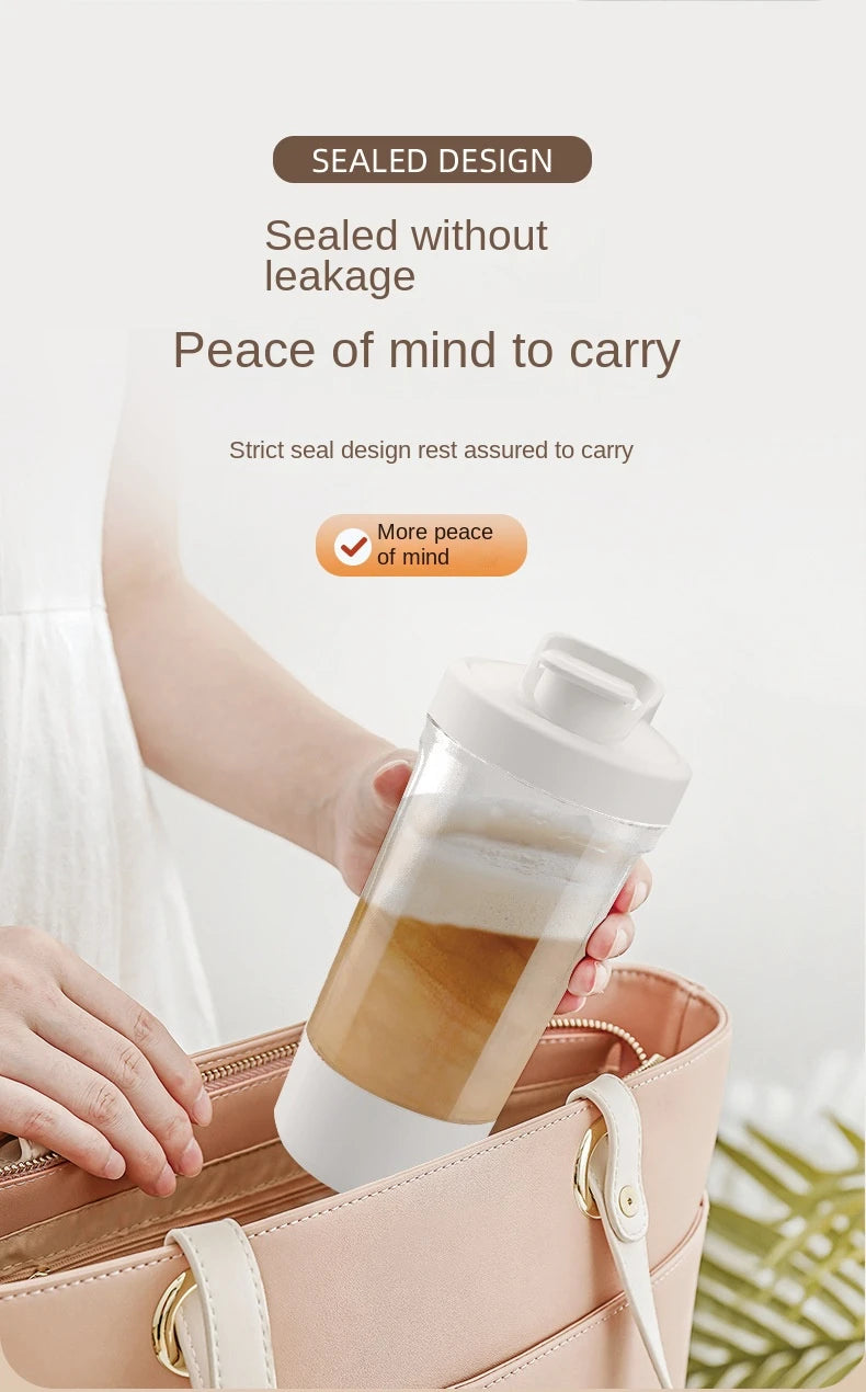 New 650ml USB Electric Portable Whey Protein Shaker bottle Fully Automatic Stirring Cup Rechargeable Gym BA Free Cocktail Blend