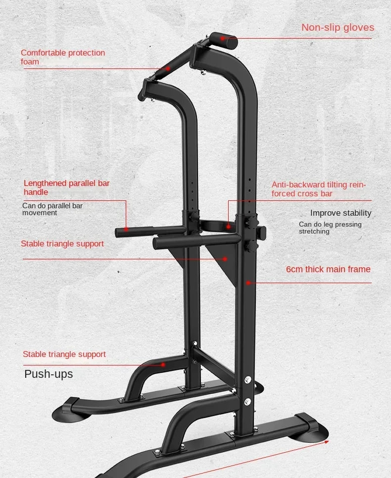 2025Pull-ups Horizontal bars Indoor Multifunctional Fitness Equipment home stretching for children Adult High Load Bearing