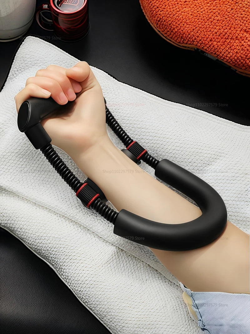 Portable adjustable wrist strength training fitness equipment, grip strength enhancement exercise device, arm training apparatus