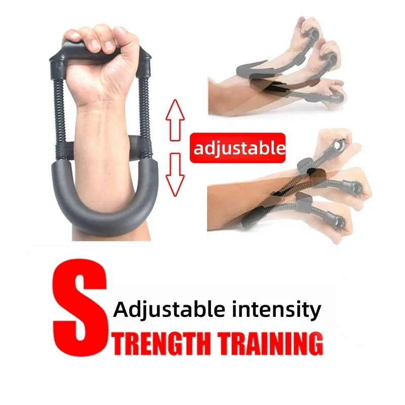 Portable adjustable wrist strength training fitness equipment, grip strength enhancement exercise device, arm training apparatus