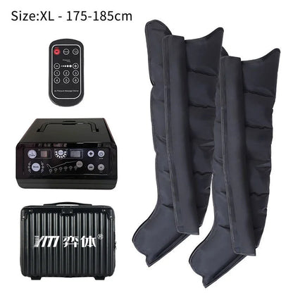 YITI Leg Pressure Therapy System Whole-Body Pneumatic Lymphatic Drainage Machine Air Compression Foot Massager 6 Chambers