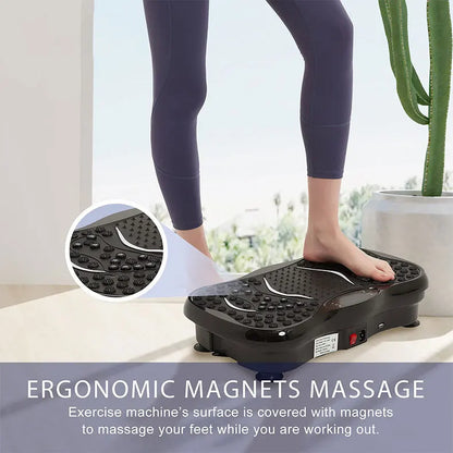Home Fat Shake Machine Vibration Plate Machine Lazy Standing Fitness Exercise Shaking Vibration Board Mini Body Shaping Fitness