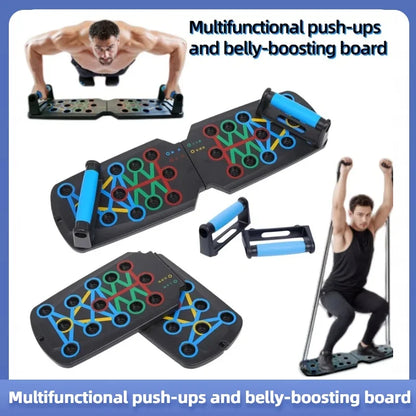 Household Multifunctional Push Up Training Board for Men's Chest and Abdominal Muscle Training Equipment Portable Push Up Board