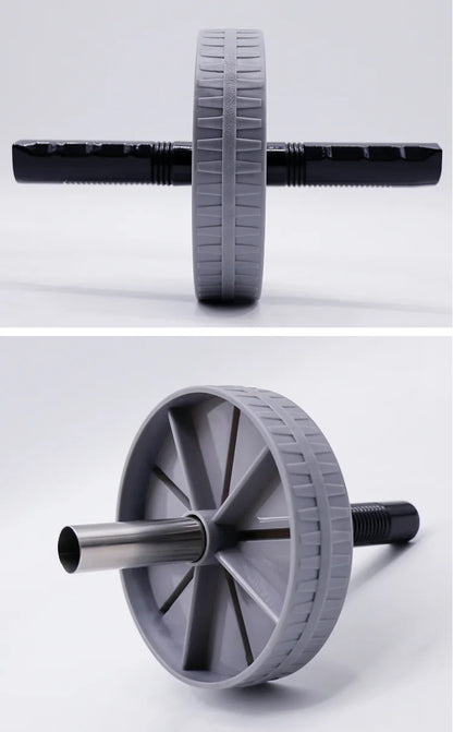 Abdominal Wheel Strong Load Bearing Non-slip Roller Strengthen Muscle Exercise Equipment Fitness Training Home Use Silent