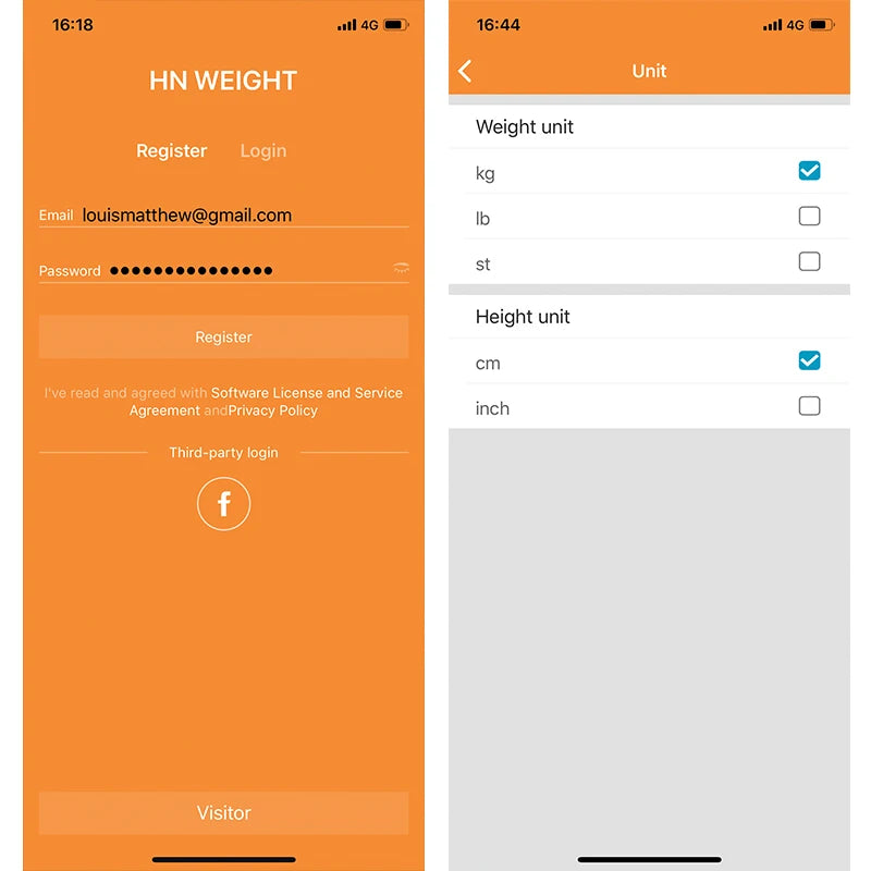 Bluetooth Body Fat Scale Smart Home 150KG Weight Scale with BMR Test Hidden LED Display Heart Rate Monitor for Household Use