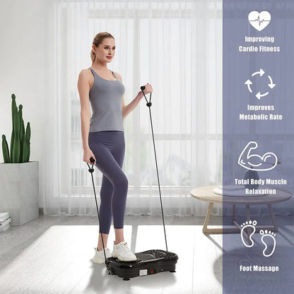 Home Fat Shake Machine Vibration Plate Machine Lazy Standing Fitness Exercise Shaking Vibration Board Mini Body Shaping Fitness